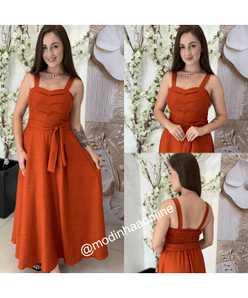 Vestido Anny Terracota